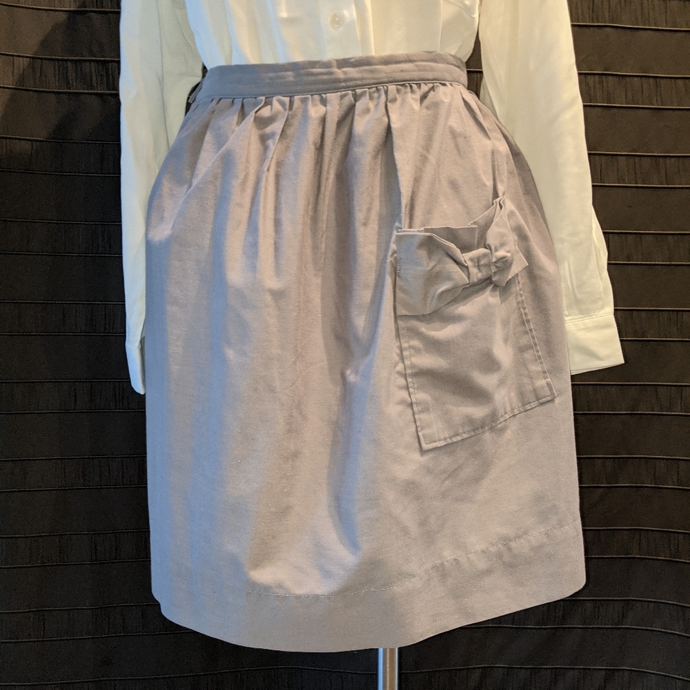 Lady Phuncle Grey Bow Pocket Skirt M